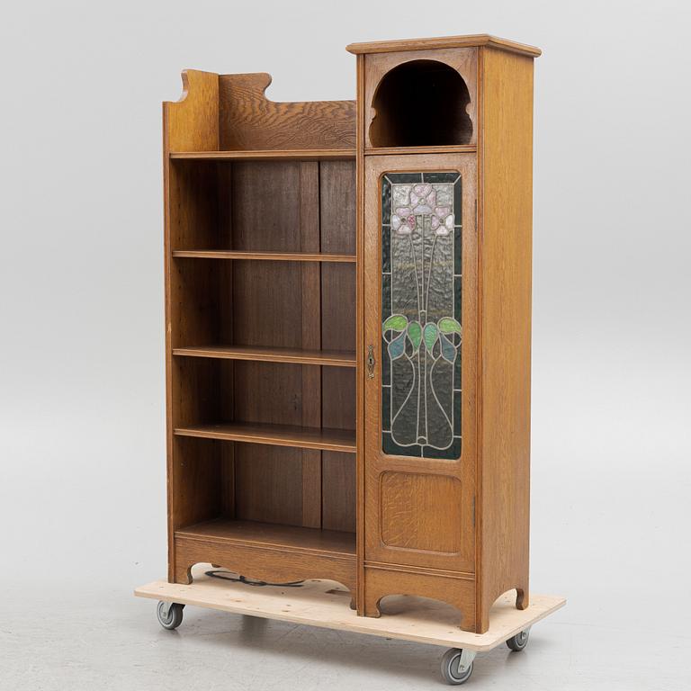 A bookcase, Art Nouveau, beginning of the 20th century.