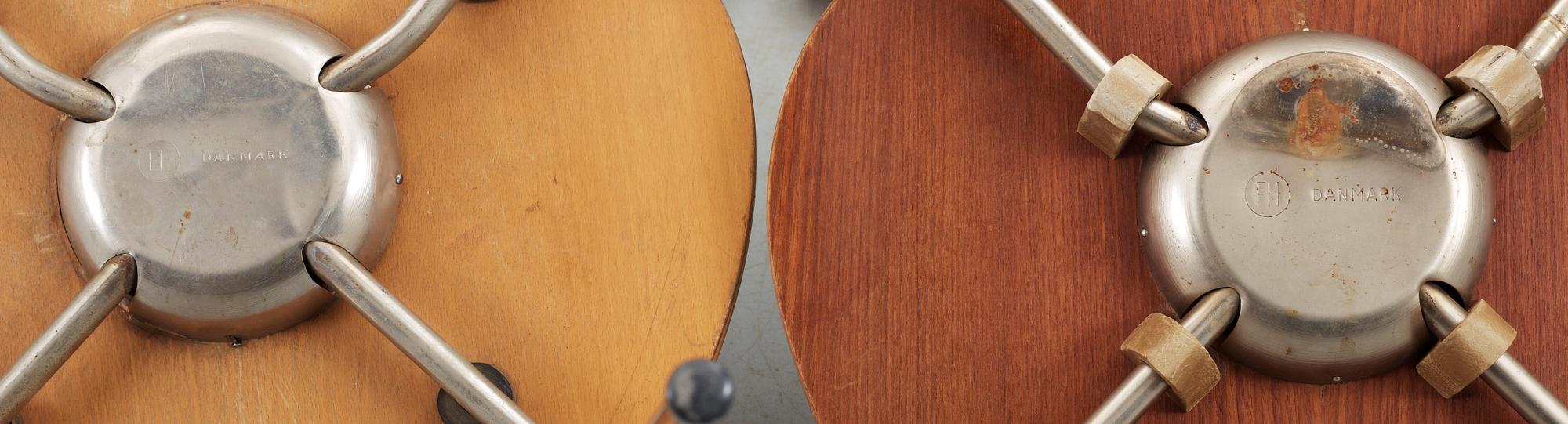 STOLAR, 4 st, "3105 / Munkegårdsstolen / Myggan", Arne Jacobsen, Fritz Hansen, Danmark, 1900-talets andra hälft.