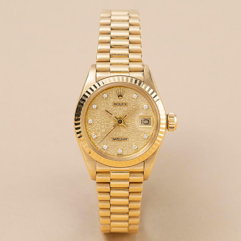 Rolex, Datejust, "Jubilee Diamond Dial", ca 1979.