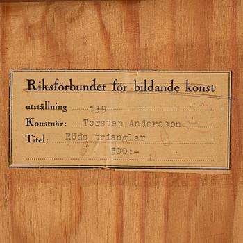 Torsten Andersson, "Red triangles".
