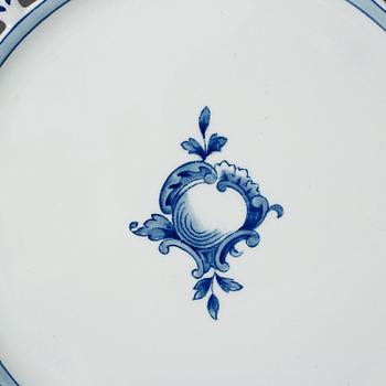 FRUKTSERVIS, 13 delar, porslin, Rörstrand, 1960-tal.