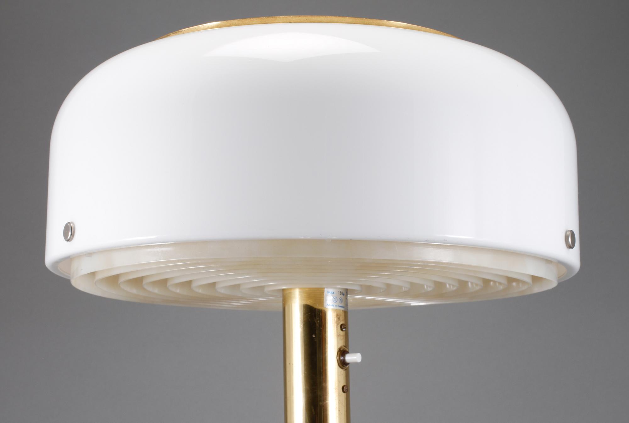 BORDSLAMPA, "Knubbling", Anders Pehrson, Ateljé Lyktan, Åhus, 1900-talets andra hälft.