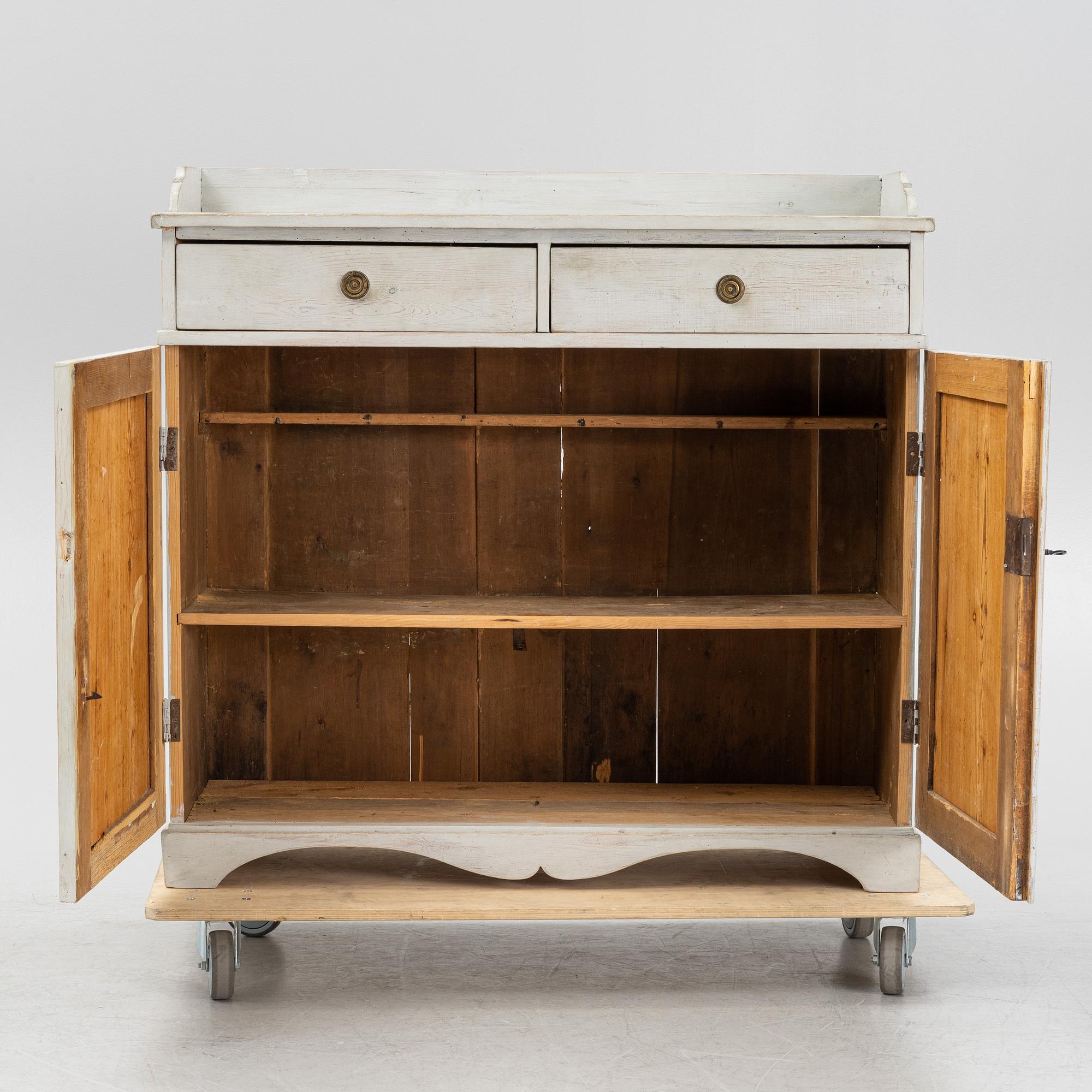 A Gustavian Style Cabinet, 19th century.