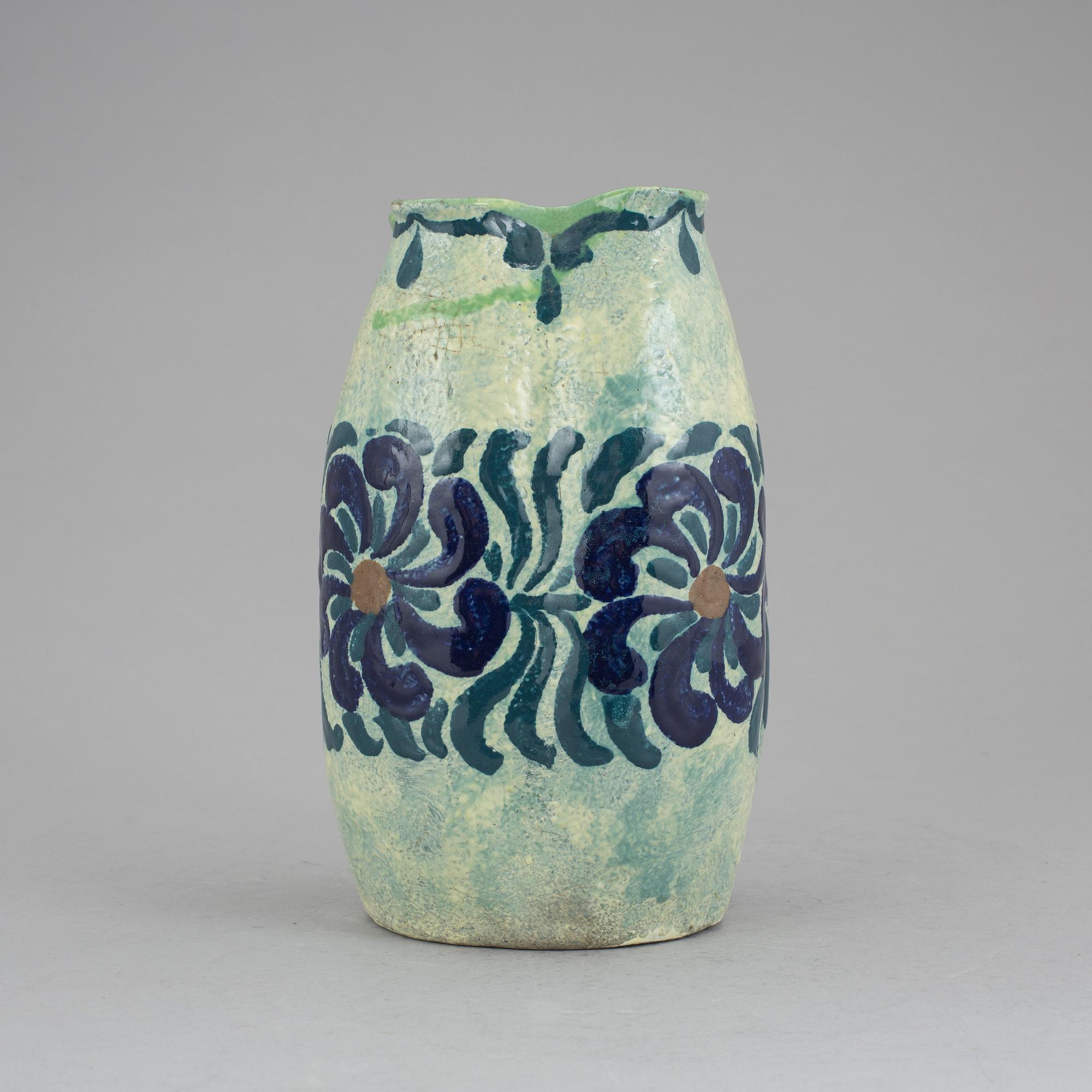 VAS, stengods. Gunnar Wennerberg, Gustavsberg 1904.