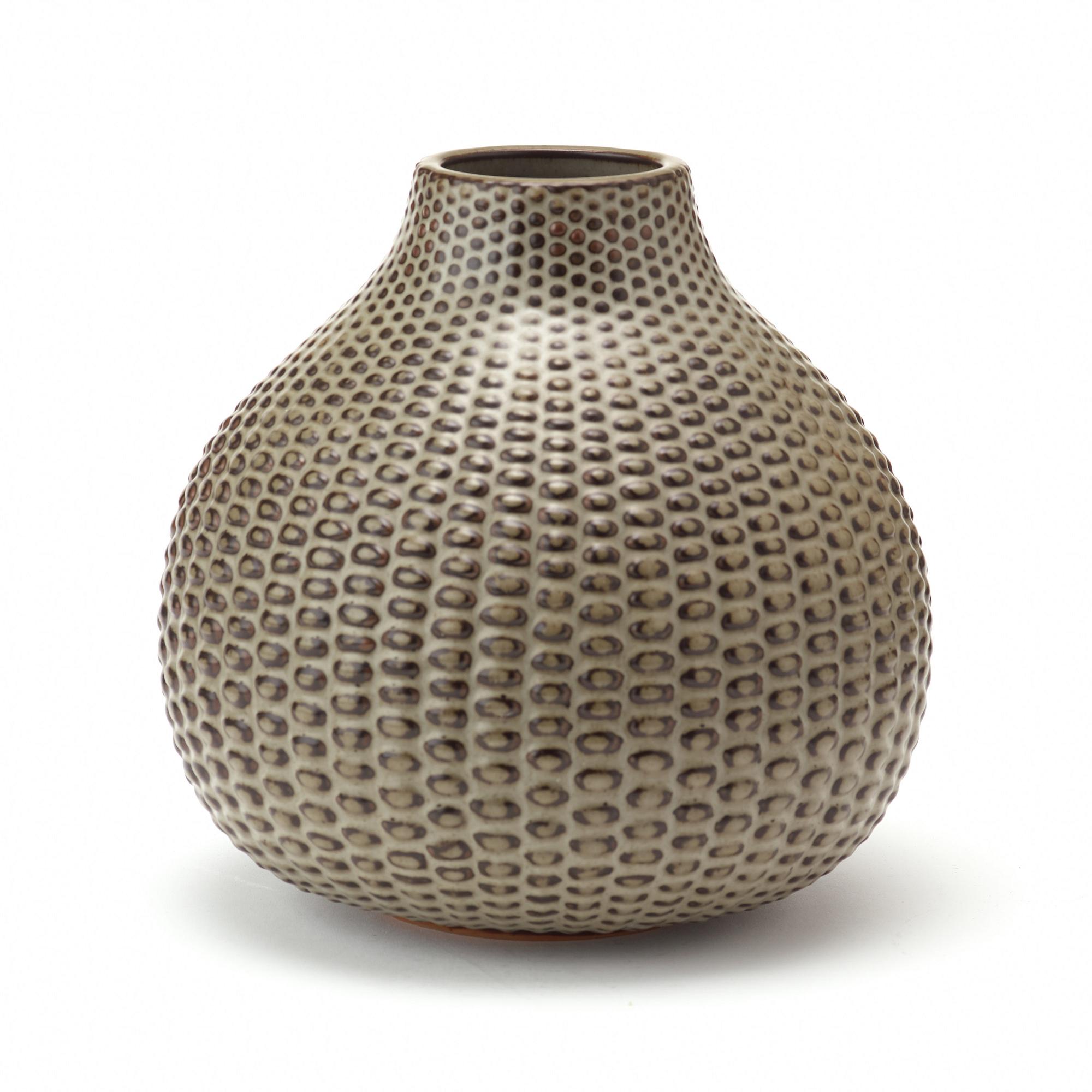 AXEL SALTO, vas av stengods, Royal Copenhagen, Danmark 1954.