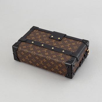 Louis Vuitton, a monogram canvas 'Petite Malle Trunk Messenger Bag', 2018.