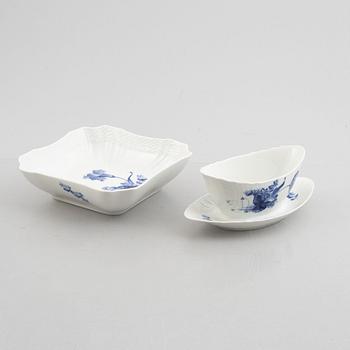 Royal Copenhagen, a 65-piece porcelain service, "Blue Flower", Denmark.