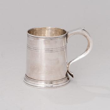 MUGG, sterling silver, Dublin, Irland 1736.