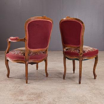 TUOLEJA, 2+2 rokokootyyli, 1900-luku.