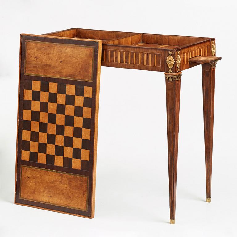 SPELBORD, Stockholmsarbete 1700-talets slut, Gustavianskt.