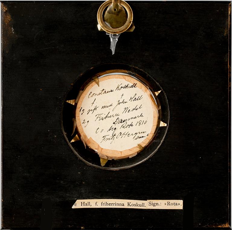 GIUSEPPE ROTA, miniatyr, sign och dat 1810.