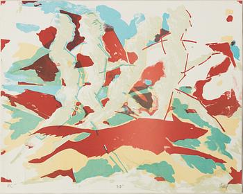 Portfolio, with 5 lithographs, “5th IAAF World Championships in Athletics Göteborg 1995”.