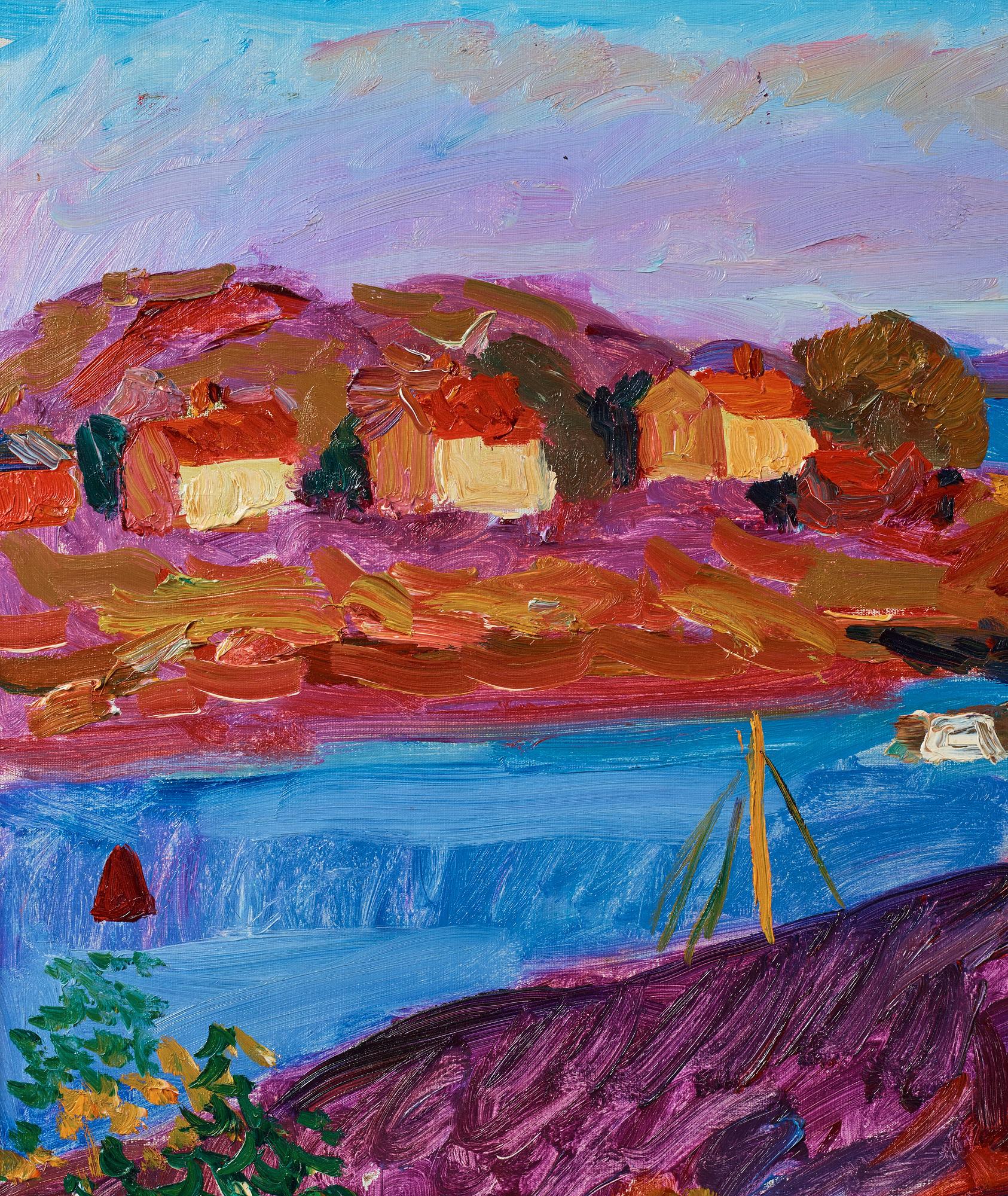 Inge Schiöler, "Houses and boats, Koster".