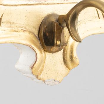 A pair of 'Regnaholm' mirror sconces, IKEA's 18th-century series, 1990s.
