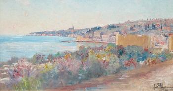 25. Axel Lindman, View of Nice, France.