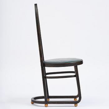 Carl Bergsten, stol, Gemla Leksaksfabrik, Diö, för Konst- och industriutställningen, Norrköping, 1906.