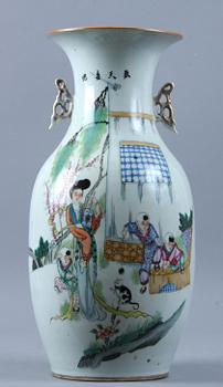 GOLVURNA, porslin, 1800/1900-tal.