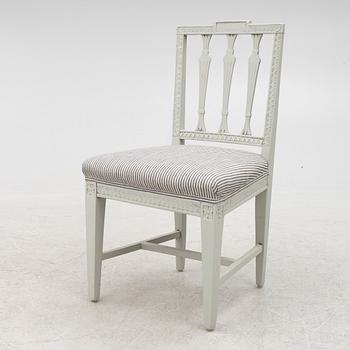 A set of seven chairs, including Lindome, circa 1800 and 19th Century.