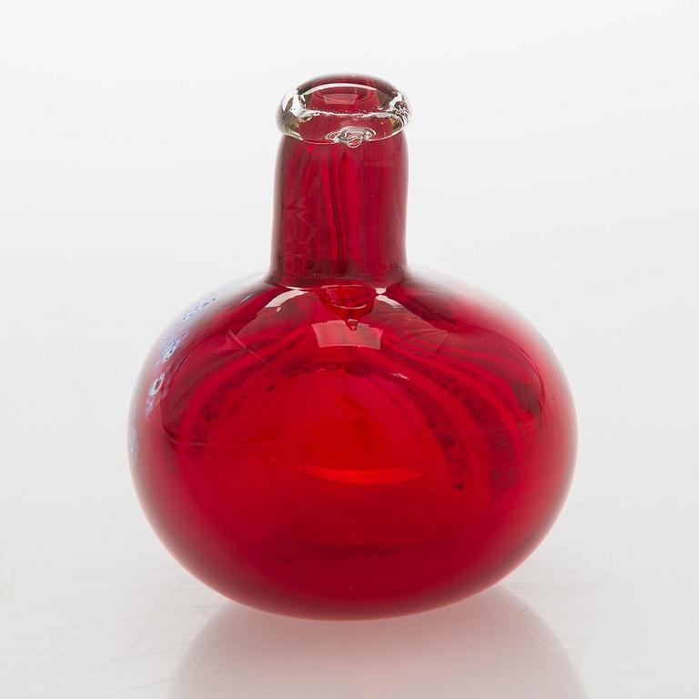 Oiva Toikka, a 'Fire bird' glass bird, signed and numbered O. Toikka Nuutajärvi 12/500.