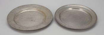 FAT, 2 st, tenn, märkta 1783 och 1788.