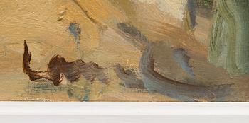 oil on canvas, signed.