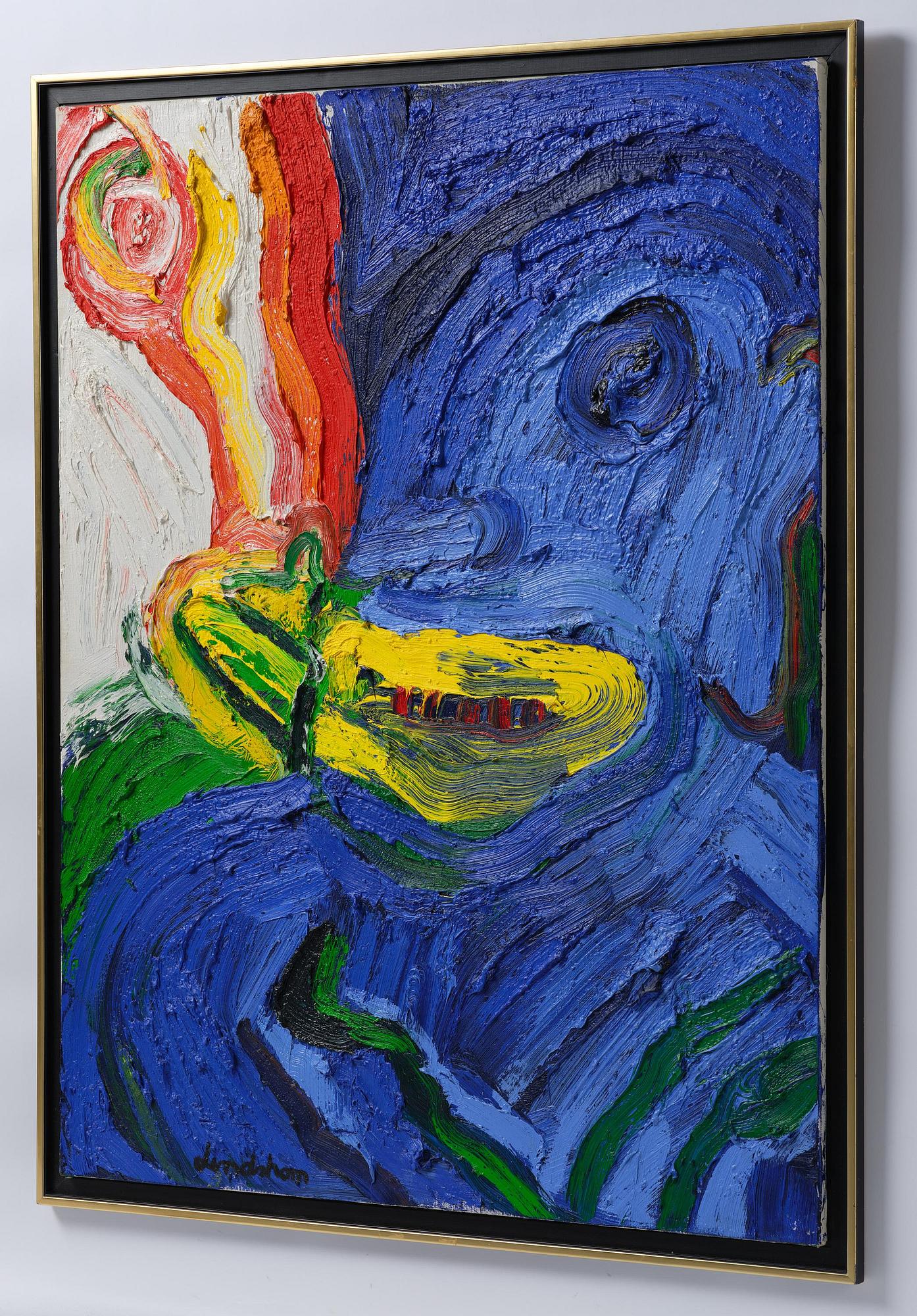 Bengt Lindström, Composition with two faces.