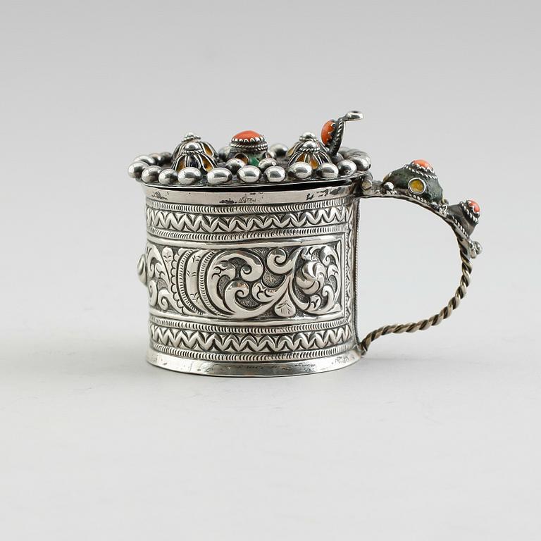 SENAPSKAR, silver, orientaliskt, 1900-talets första hälft.