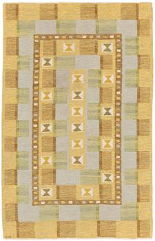 250. Svea Norén, A carpet, flat weave, ca 220 x 137 cm, signed SN.