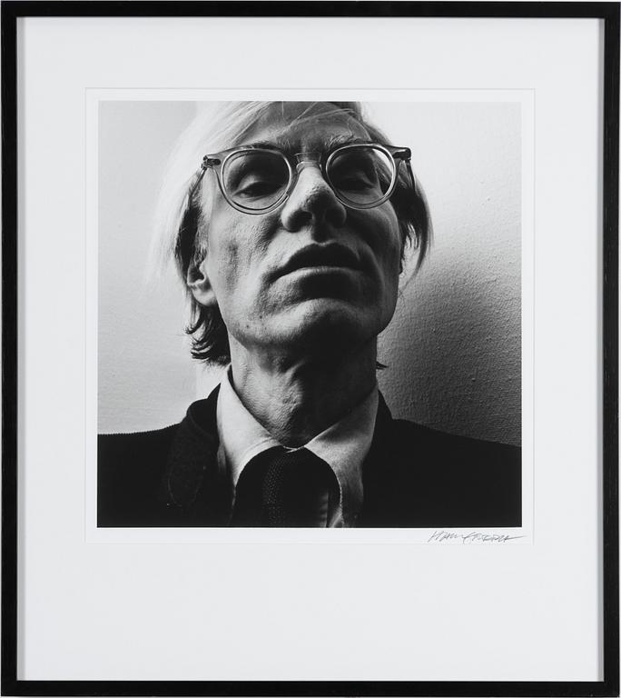 Hans Gedda, "Andy Warhol", 1976.