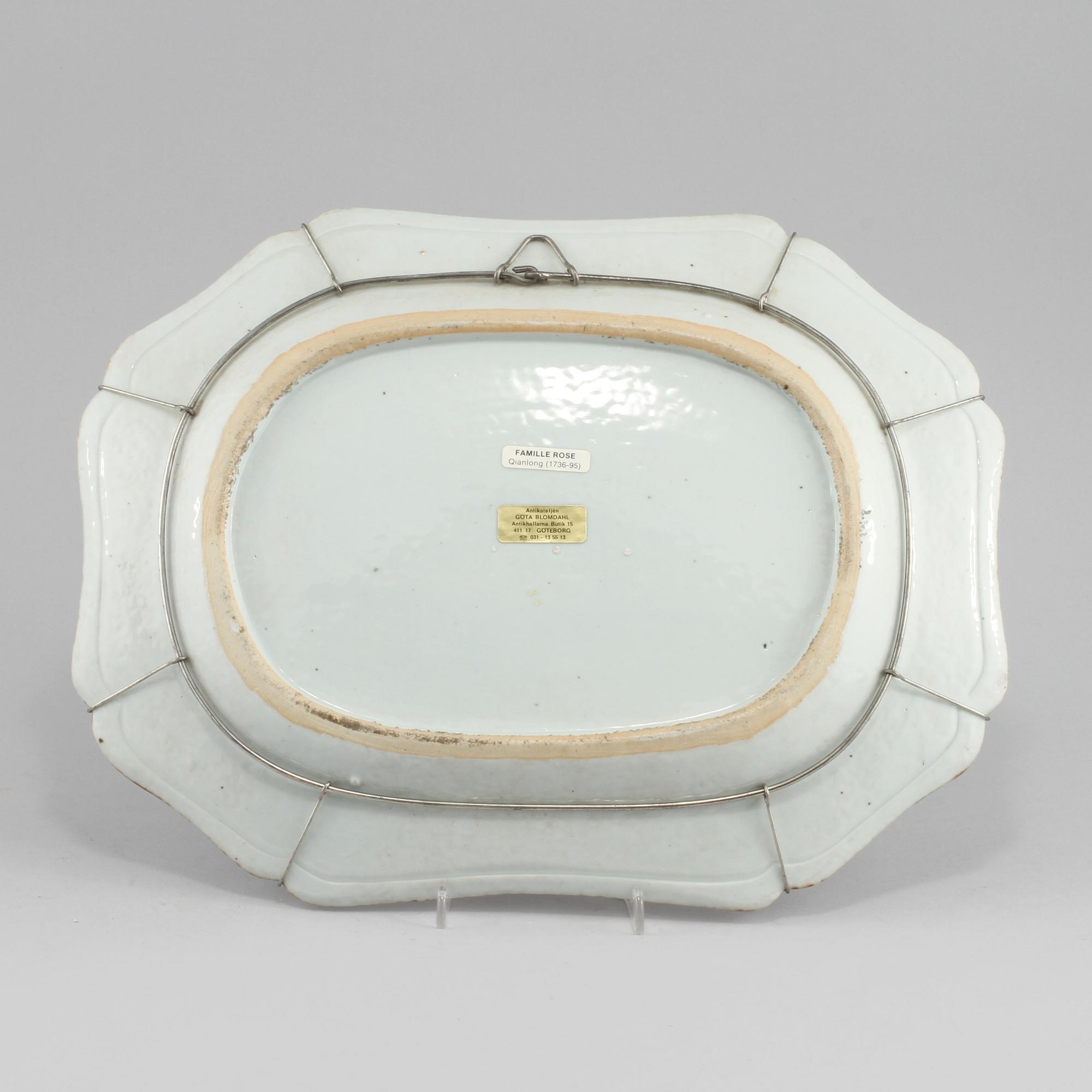 FAT, porslin, Kina, 1700-tal.