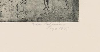 Konstnärsmapp med arbeten av olika finska konstnärer, 1944.