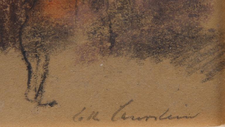 LOTTE LASERSTEIN, pastell samt litografi, sign.