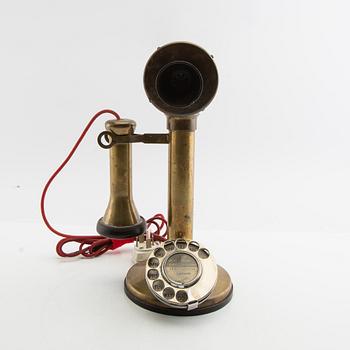 Table telephone Mc Berty & co "Candlestick" early 20th century.