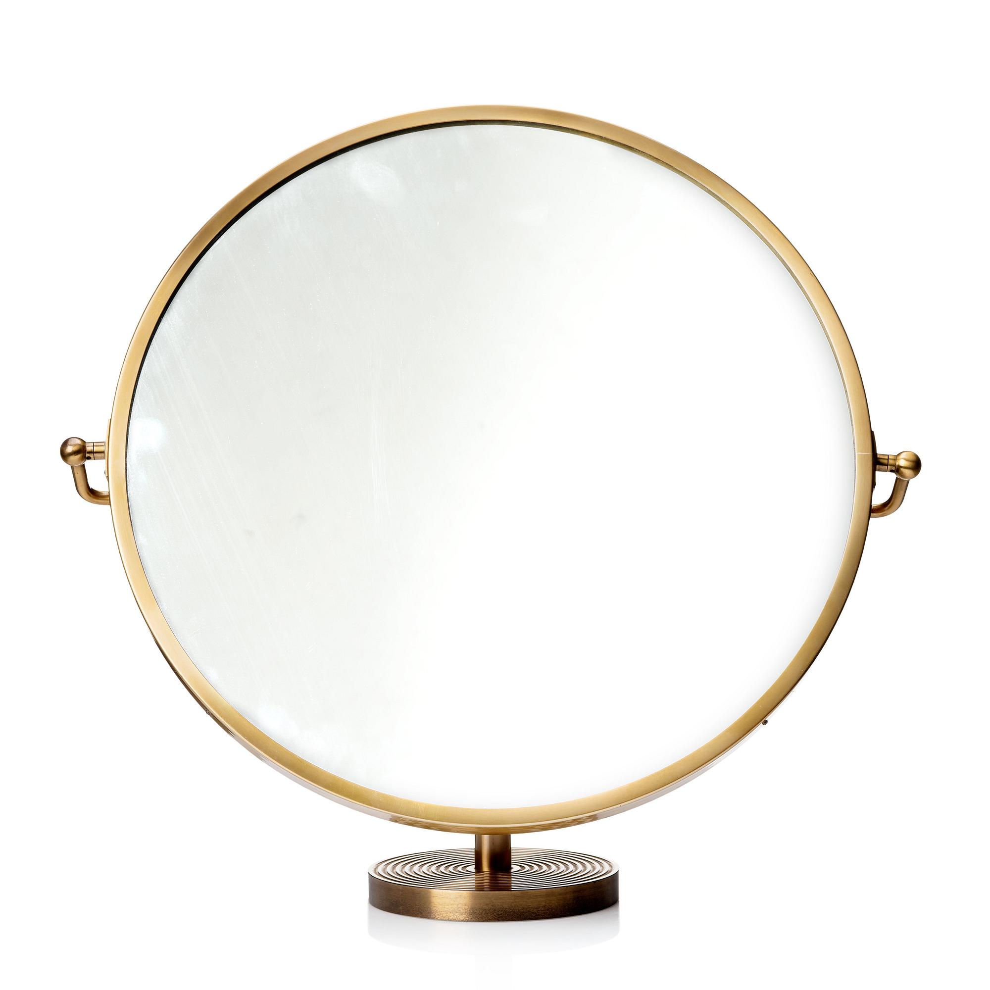 Josef Frank, Josef Frank, a brass table mirror, model '2214', Svenskt Tenn, Sweden.