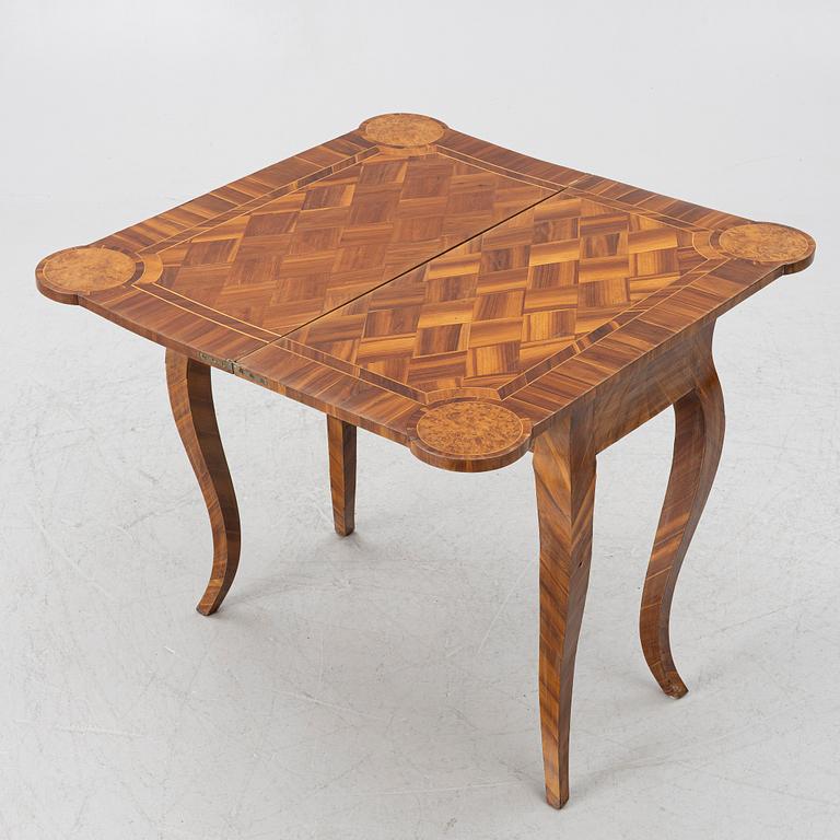 A Rococo table, 18th century.