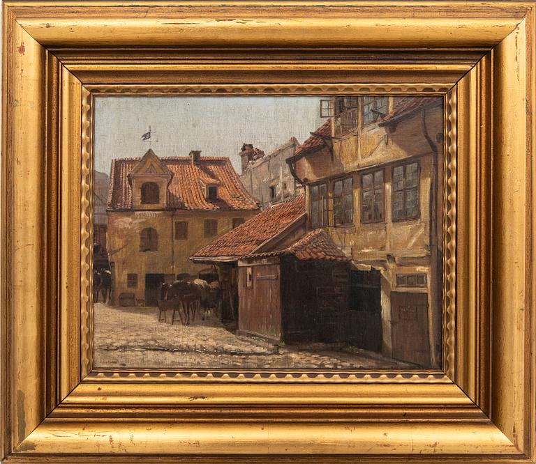 Theodore Esbern Philipsen, oil on raised canvas, unsigned.