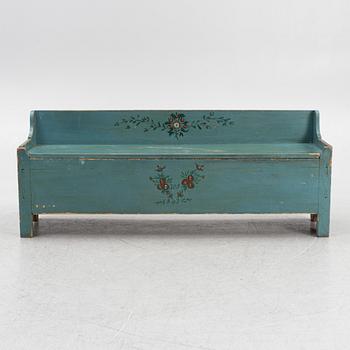 A sofa, dated 1857.