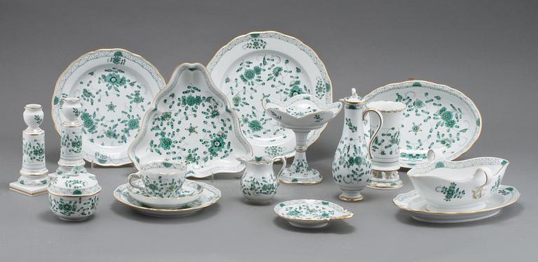 SERVISDELAR, 59 delar, porslin, Meissen, 1900-talets andra hälft.