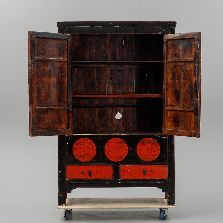 A Chinese lacquered cabinet, 20th century.