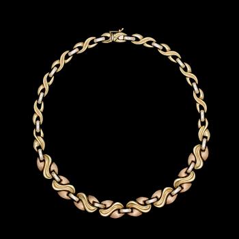 32. NECKLACE, gold, Italy. Weight 62,5 g.