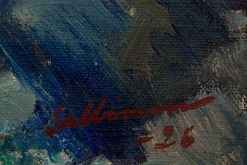 TYKO SALLINEN, olja på duk, signerad och daterad 1926.