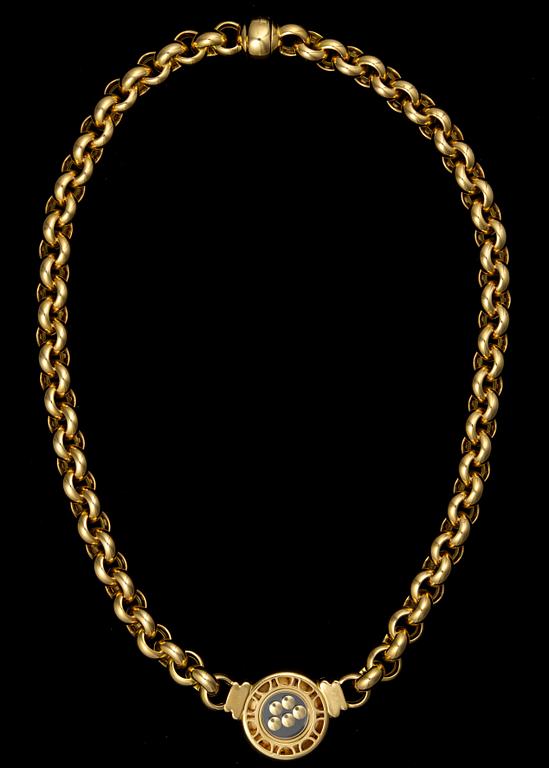 A NECKLACE, 18K gold, diamonds. Chopard Happy Diamonds. Weight c. 98 g.