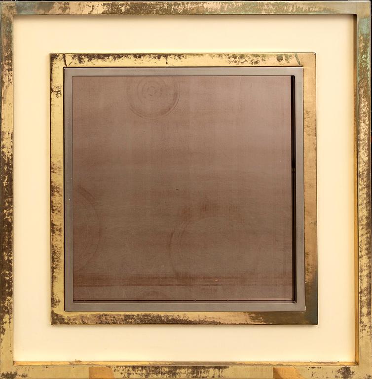 A 1970'S WALL MIRROR.