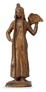 144. Carl Eldh, Woman with a fan.