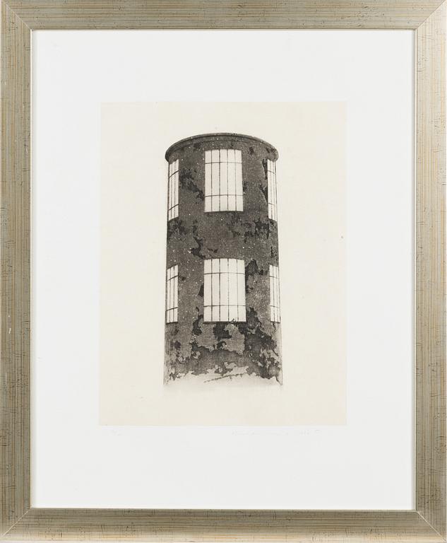 PENTTI LUMIKANGAS, aquatint, signed and dated 1980, numbered 32/90.