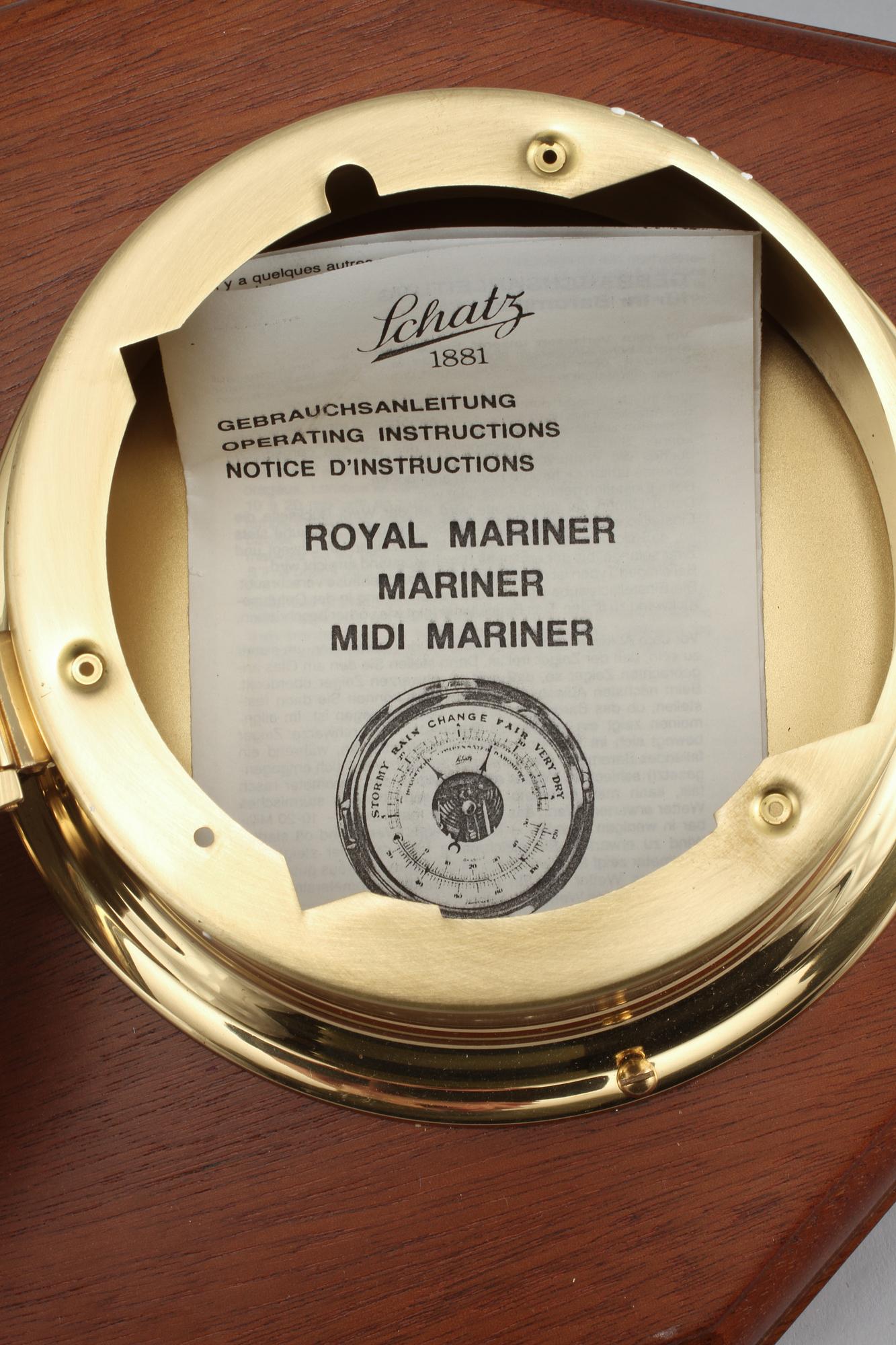 SKEPPSUR samt BAROMETER, Schatz, 1900-talets andra hälft.