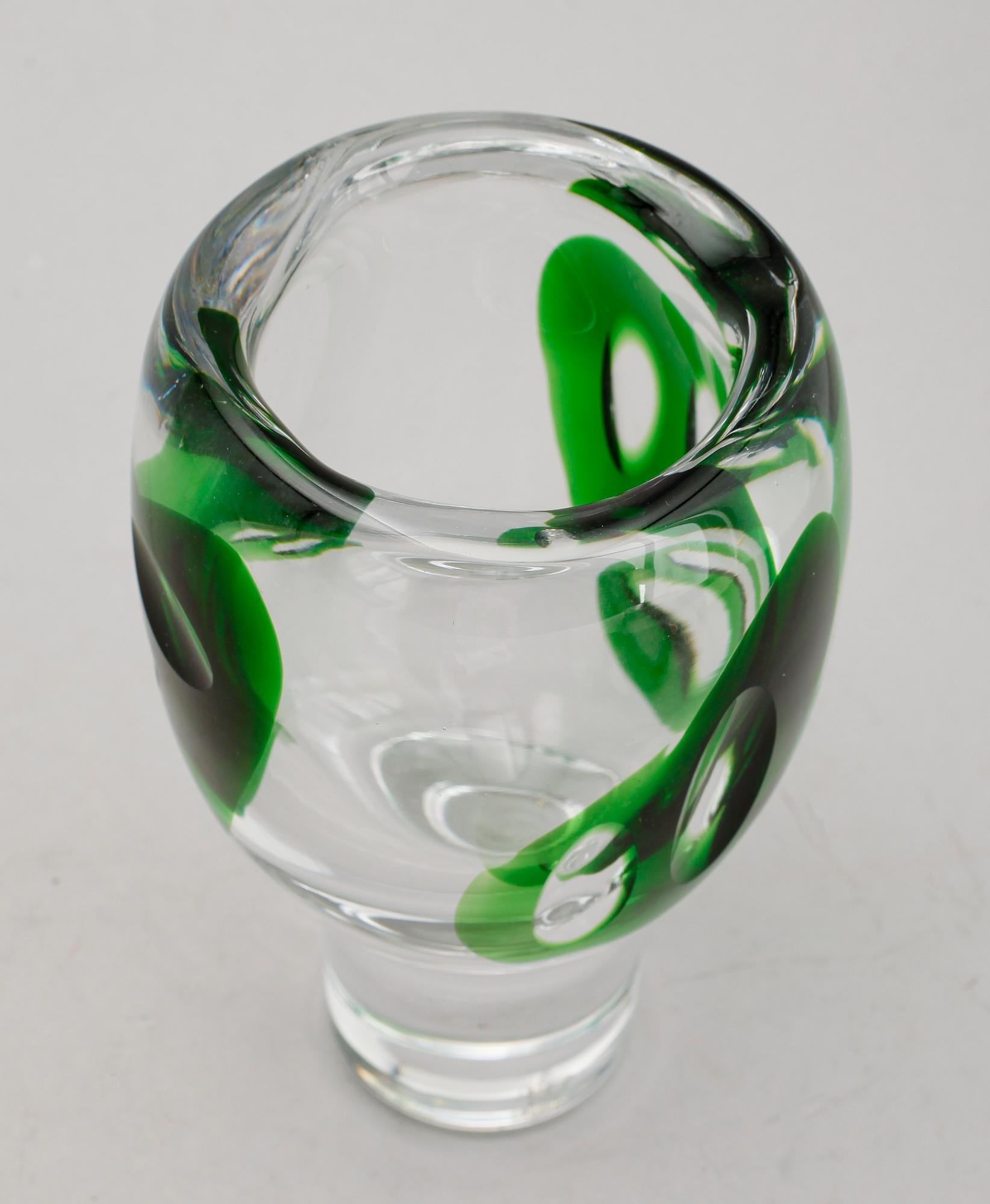 VAS, glas, Vicke Lindstrand, Kosta.