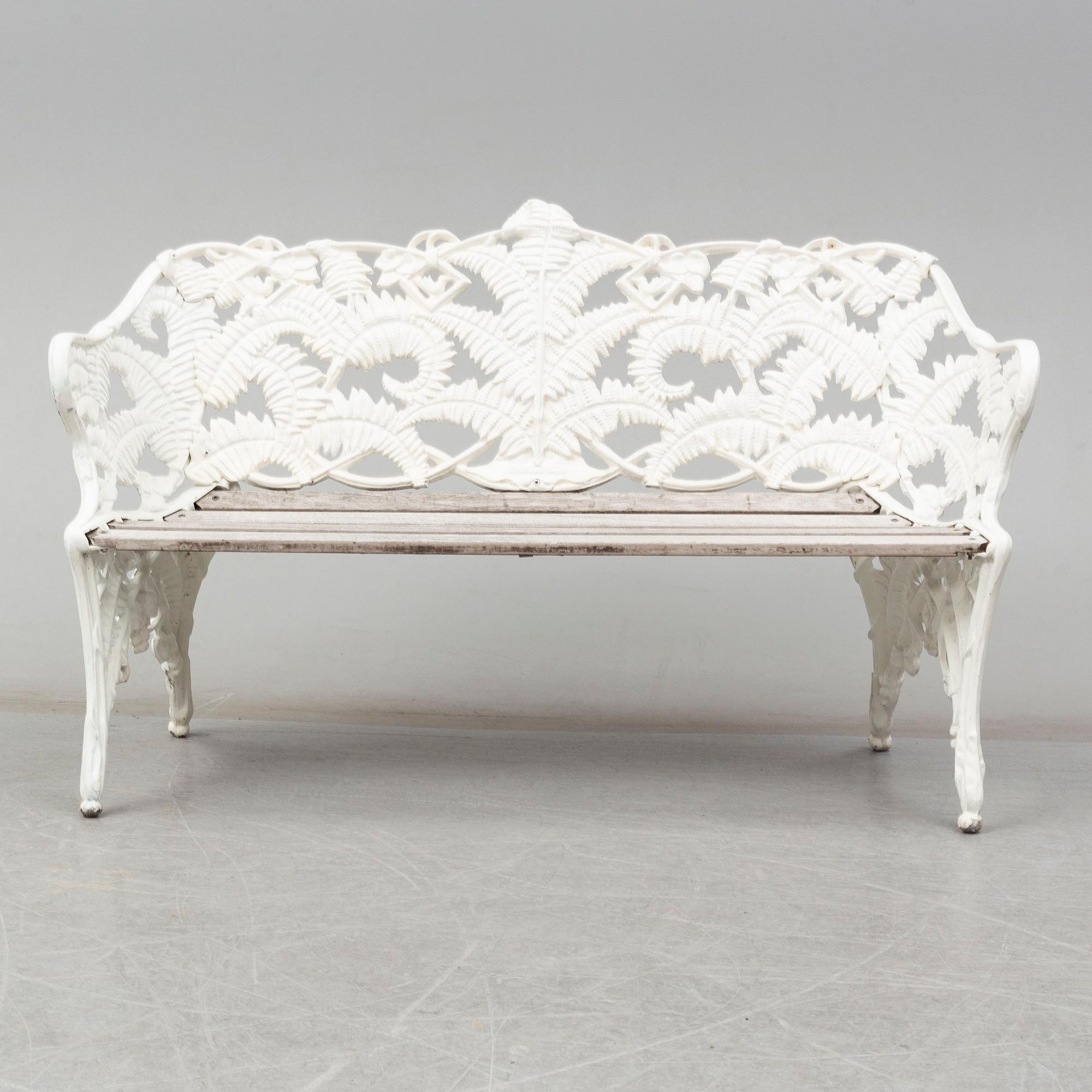 A second half of the 20th century garden sofa from Byarums Bruk.