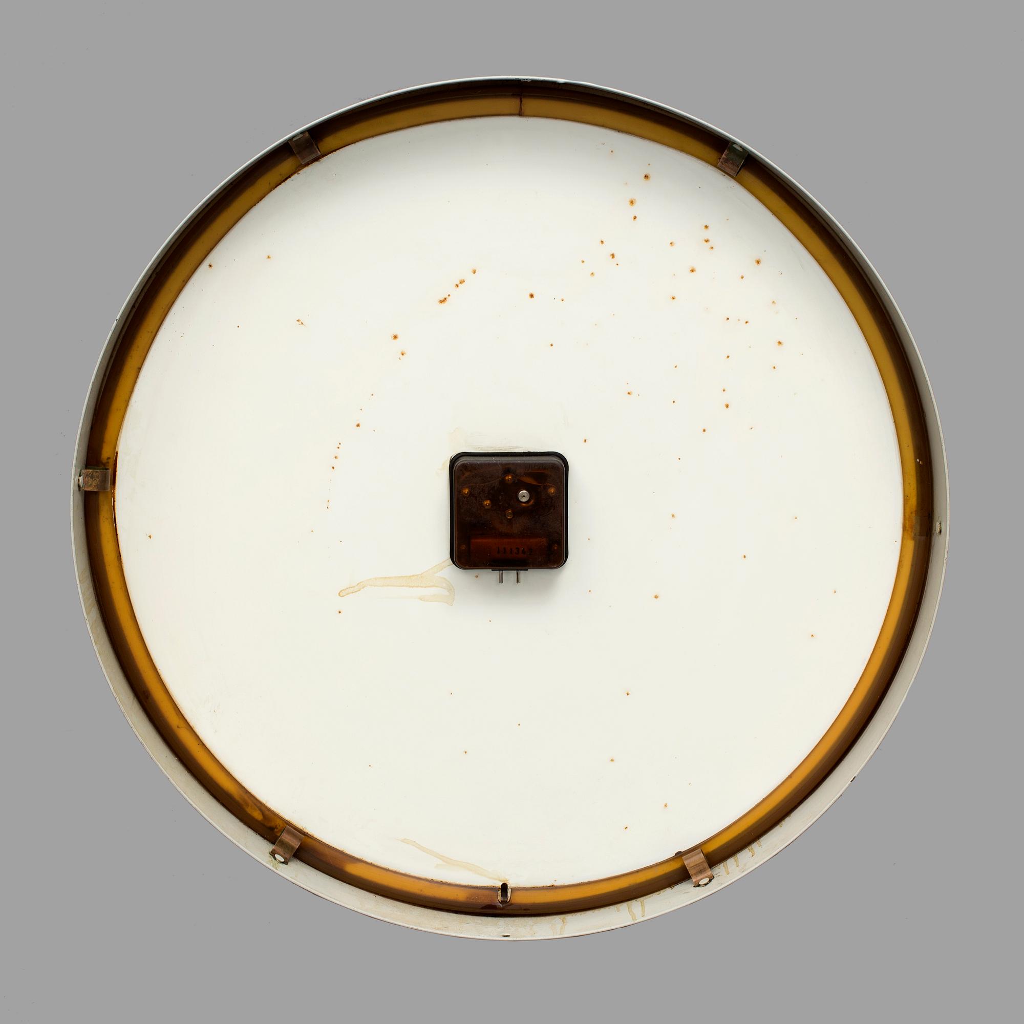A second half of the 20th century wall clock by Westerstrand.