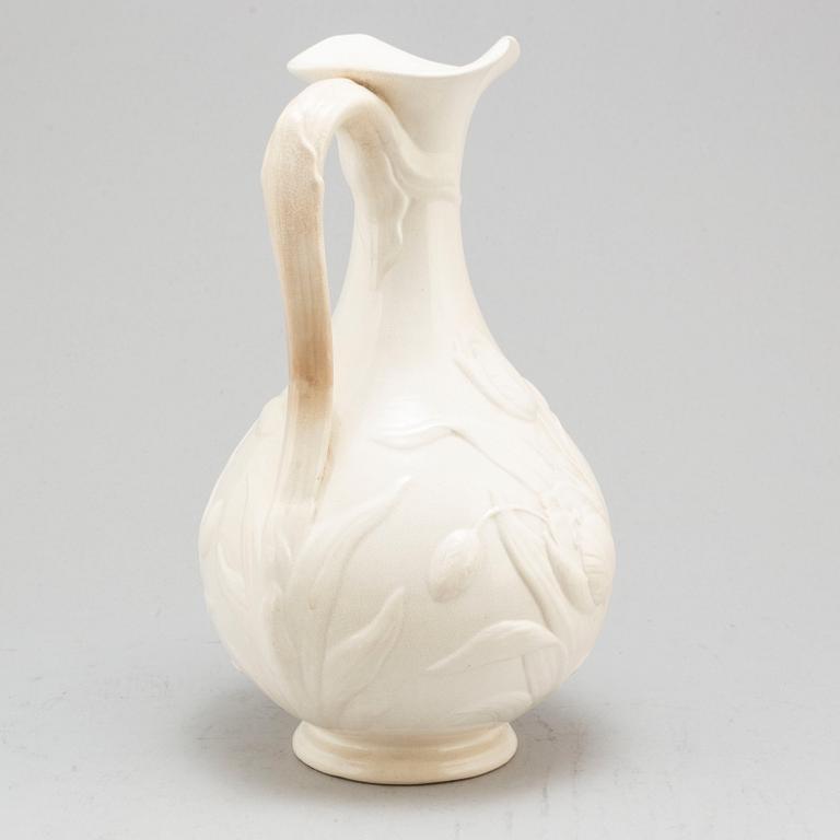 GUSTAVSBERG, a earthenware jug with cover, 20th century.